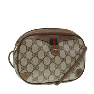 Gucci GG Supreme Beige Canvas shoulder